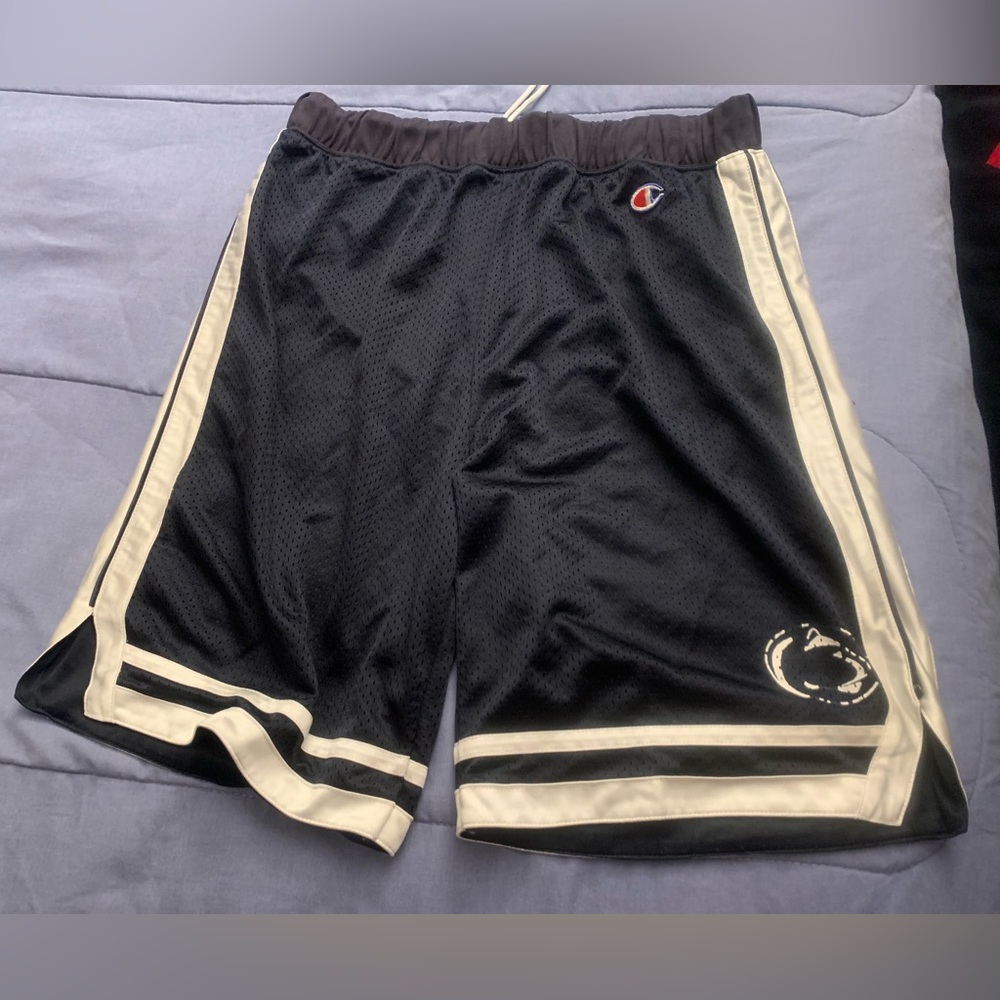 Penn State University- PSU Basketball/Lacrosse Shorts – Champion- L